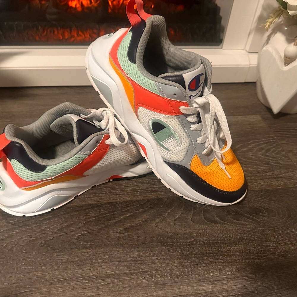 Champion Orange and Green Sneakers